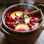 For a tasty mulled cranberry cider, gather these key ingredients: - 4 cups unsweetened cranberry juice - 4 cups apple cider - 1 cup water - 1 orange, thinly sliced into rounds - 1 apple, cored and thinly sliced - 1 tablespoon whole cloves - 2 cinnamon sticks - 1 star anise (optional) - 1/4 cup maple syrup (or to taste) - Fresh cranberries for garnish (optional) These ingredients create a warm, fruity drink that tastes great and looks festive. You can add extra flavors if you want. Here are some optional ingredients: - A pinch of nutmeg for warmth - Fresh ginger slices for spice - A splash of vanilla extract for sweetness These additions can change the taste and make your cider unique. When measuring your ingredients, use standard cups for accuracy. Here are some tips: - Use fresh juice for the best flavor. - Slice your fruits evenly for a nice look and even cooking. - For spices, place them in cheesecloth to make removal easy later. These simple steps will help you prepare your cider quickly and efficiently. Enjoy crafting this delightful drink! Start by pouring 4 cups of unsweetened cranberry juice into a large pot. Next, add 4 cups of apple cider and 1 cup of water. Stir gently until the liquids blend well. This mix forms the base of your cider, giving it a rich, fruity flavor. Then, slice one orange into thin rounds and core one apple before slicing it thinly. Add these fruit slices to the pot, stirring lightly. This step adds vibrant color and fresh taste to your drink. Now, it’s time to create a spice bundle. Gather 1 tablespoon of whole cloves, 2 cinnamon sticks, and 1 star anise if you like extra depth. Place these spices onto a square piece of cheesecloth. Bring the corners together and tie them tightly with kitchen twine. This little pouch makes it easy to remove the spices later. You will enjoy the warm aroma of spices without bits floating in your drink. Carefully drop the spice bundle into the pot with the juice mixture. Turn the heat to medium and bring the mixture to a gentle simmer. As it heats up, the spices will infuse their flavor into the cider. After it starts to simmer, lower the heat to low. Let your cider simmer gently for about 20 to 30 minutes. This slow cooking helps the flavors blend perfectly, creating a cozy drink. Once the simmering time is up, taste your cider. If you want it sweeter, stir in 1/4 cup of maple syrup or more, based on your taste. Mix well to combine. After adjusting sweetness, remove the spice bundle and discard it. Now, ladle the warm mulled cranberry cider into mugs. For a festive touch, garnish each serving with fresh cranberries and a slice of orange. Enjoy your delightful, warm beverage! To sweeten your cider, add more maple syrup. Start with a tablespoon and taste. If you want it spicier, add another cinnamon stick or more whole cloves. You can also try a pinch of nutmeg or ginger. These spices will warm your drink nicely. Just remember to taste as you go! To get the best flavor, simmer the cider slowly. A low heat helps the spices and fruits release their oils. Make sure to stir gently. This helps mix the flavors well. Use fresh fruits like oranges and apples. They add bright notes that lift the drink. Always taste the cider before serving to adjust the flavors to your liking. Serve this cider warm in mugs or heatproof glasses. Garnish each mug with a slice of orange and a few fresh cranberries. This adds a nice touch. For a fun twist, you can add a splash of rum or bourbon for adults. Set up a cozy drink station with cinnamon sticks and extra fruit slices. This makes serving easy and festive! {{image_4}} You can change up the flavor of your mulled cranberry cider. Adding different fruits can make it fun. Try adding pear slices for sweetness or a few pomegranate seeds for a burst of color. You can also include fresh berries like blueberries or raspberries for a lovely tart flavor. Each fruit will add its unique twist to the drink. This cider can fit any occasion. For a non-alcoholic drink, just stick to the original recipe. It’s warm and comforting without any alcohol. If you want an adult version, add a splash of rum or bourbon. This will deepen the flavors and give a cozy kick. Just remember to adjust the sweetness if you add alcohol. You can change this cider up for holidays. For Thanksgiving, add extra spices like nutmeg or allspice. For winter holidays, consider adding a few sprigs of fresh rosemary for a festive touch. In the summer, serve it chilled over ice with mint leaves for a refreshing drink. Each season brings a new way to enjoy this delicious cider. Storing leftover mulled cranberry cider is easy. First, let the cider cool to room temperature. Pour it into an airtight container. Make sure the lid is tight to keep out air. Store it in the fridge. It will stay fresh for up to five days. When you want to enjoy the cider again, reheating is simple. Pour the desired amount into a pot. Heat it on low over the stove. Stir it gently to help it warm evenly. You can also use a microwave. Heat in short bursts, stirring in between, until it's hot. Avoid boiling, as this can change the flavor. If you want to keep the cider longer, freezing is a great choice. Pour the cider into freezer-safe bags or containers, leaving some space for expansion. Label each bag with the date. It can last up to three months in the freezer. When you're ready to drink it, thaw it overnight in the fridge. Reheat as mentioned before for a cozy treat! Yes, you can use store-bought cider. It saves time and still tastes great. Look for a cider that is pure and free from added sugars. This choice keeps your drink healthy and flavorful. You might find that some brands offer a spiced version, adding even more flavor. Mulled cranberry cider has several health benefits. Cranberries are rich in antioxidants, which help fight free radicals. They also support heart health and may prevent urinary tract infections. The spices, like cinnamon, can improve blood sugar control. Plus, the warmth from the cider can soothe your body, especially during cold months. You can leave the spices in for 20 to 30 minutes. This time allows the flavors to blend well without becoming too strong. If you prefer a milder taste, remove the spice bundle earlier. For a bolder flavor, you can let it steep a bit longer, but be cautious not to overpower the drink. This article covers all you need for making mulled cranberry cider. We explored key ingredients and optional ones to boost flavor. You learned step-by-step instructions for mixing and simmering the cider. Helpful tips included ways to adjust sweetness or spice and serving ideas for special events. We also discussed fun variations and how to store leftovers. Now you’re ready to impress friends and family with a warm, tasty drink. Cheers to enjoying this festive treat!