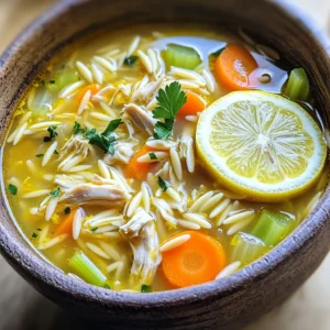Greek Lemon Chicken Soup Flavorful Comfort in a Bowl
