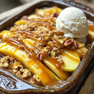 Caramel Pecan Apple Crisp Irresistible Dessert Recipe