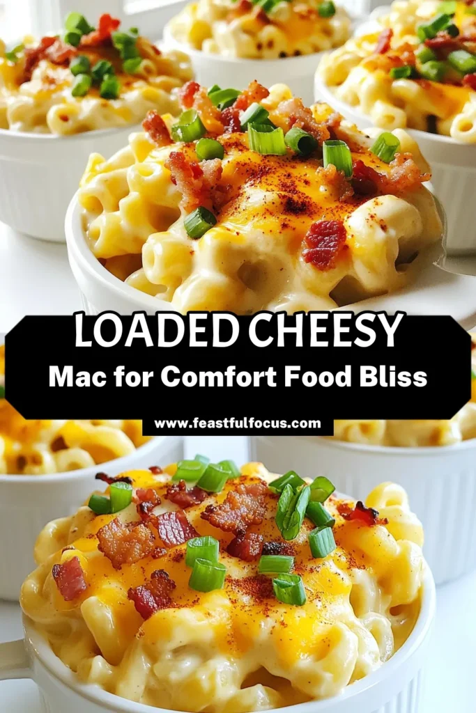 Indulge in the ultimate Cheesy Delight Loaded Mac & Cheese that's creamy, savory, and oh-so-satisfying! This slow cooker recipe combines elbow macaroni, a blend of delicious cheeses, bacon bits, and spices, creating a rich, hearty dish perfect for any occasion. Ready in just 2-3 hours, it's easy to make and sure to impress. Click to explore the full recipe and elevate your comfort food game! #MacAndCheese #ComfortFood #SlowCookerRecipes #CheesyRecipes
