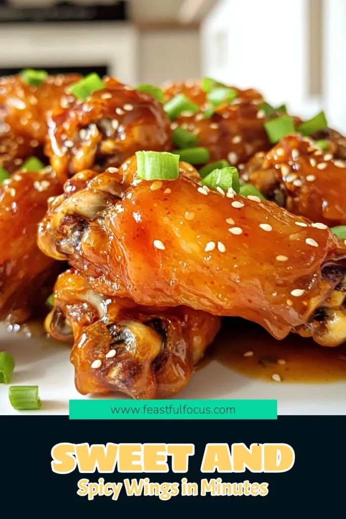 Get ready to elevate your game day snacks with these Spicy Honey Garlic Wings! With a perfect blend of honey, soy sauce, and just the right kick of sriracha, these wings are irresistible. Easy to make in your air fryer, they’ll be crispy and coated in a sticky glaze. Perfect for gatherings or a quick dinner. Click through for the full recipe and impress your friends and family tonight! #SpicyWings #AirFryerRecipes #GameDayEats #ChickenWings