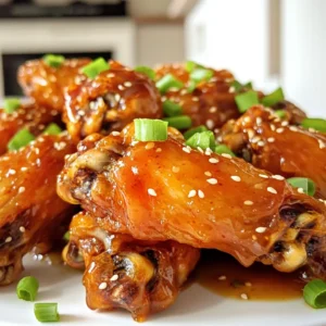 Spicy Honey Garlic Wings Air Fryer Quick and Easy