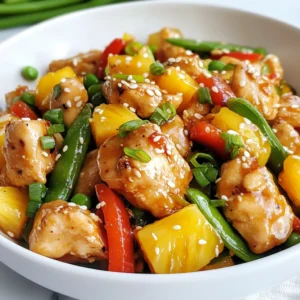 Pineapple Chicken Stir Fry Flavorful and Easy Recipe