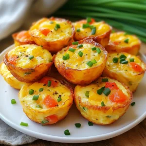 To make Copycat Starbucks Egg Bites, you will need the following ingredients: - 6 large eggs - 1/2 cup cottage cheese - 1 cup shredded cheddar cheese (or your cheese of choice) - 1/2 cup diced bell peppers (use red, yellow, or a colorful mix for visual appeal) - 1/4 cup finely chopped green onion - 1/4 teaspoon garlic powder - Salt and pepper to taste - Non-stick cooking spray or silicone molds These ingredients come together to create a tasty and fluffy bite-sized treat. The eggs serve as the base, while the cottage cheese adds creaminess. Using shredded cheddar cheese gives the bites a rich flavor. You can choose your favorite bell peppers to add color and crunch. Green onions bring a fresh taste, and garlic powder adds a subtle kick. Don't forget the salt and pepper to enhance all the flavors! For best results, use fresh ingredients. When you use high-quality items, your egg bites will taste even better. Plus, silicone molds make it easy to pop the bites out once they are cooked. If you don’t have those, a muffin tin will work just fine with a bit of non-stick spray. {{ingredient_image_2}} Set your oven to 325°F (163°C). This temperature works best for a nice bake. If you use silicone molds, place them in a muffin tin. This gives them support while baking. In a blender, combine the following: - 6 large eggs - 1/2 cup cottage cheese - 1 cup shredded cheddar cheese - 1/4 teaspoon garlic powder - Salt and pepper to taste Blend until smooth. This mixture should be creamy and well-mixed. In a bowl, mix together: - 1/2 cup diced bell peppers - 1/4 cup finely chopped green onion Stir these veggies until they are well combined. Coat your molds with non-stick spray to prevent sticking. Pour the egg mixture into each mold until they are about three-quarters full. This allows room for them to puff while baking. Bake for 25 to 30 minutes. You want them puffed and lightly golden. After baking, let the egg bites cool for a few minutes. Gently run a knife around the edges to help them come out easily. Serve warm for the best taste. Enjoy with fresh herbs or avocado slices for added flavor. To get the right texture, blend your egg mixture well. This step ensures a smooth and creamy base. The cottage cheese also adds a nice moisture balance. Blend until there are no lumps left. When baking, keep your oven temperature steady. Bake the egg bites at 325°F (163°C) for even cooking. Use silicone molds for easy removal. Make sure to fill them only three-quarters full. This allows room for the egg bites to puff up nicely. For a beautiful presentation, arrange the egg bites on a colorful platter. Use fresh herbs like chives or parsley to add a pop of color. You can also serve the egg bites with avocado slices. A side of seasonal fruit brightens the plate and adds freshness. Feel free to swap out the cheese. Try feta or pepper jack for a different taste. You can even use dairy-free cheese if you prefer. For vegetables, mix it up! Spinach, mushrooms, or zucchini work great. Just chop them small so they blend well with the eggs. This lets you create your own flavor profile in each bite. Pro Tips Use Fresh Ingredients: Fresh vegetables enhance the flavor and texture of your egg bites. Opt for seasonal produce for the best taste. Experiment with Cheese: While cheddar is classic, try mixing in different cheeses like feta or pepper jack for unique flavor profiles! Don’t Overfill Molds: Fill your molds only three-quarters full to allow the egg bites to rise without spilling over. Storage Tips: Store leftovers in an airtight container in the fridge for up to a week, or freeze for quick breakfasts later. {{image_4}} You can easily make egg bites vegetarian. Start by using different vegetables. Try spinach, mushrooms, or zucchini. These veggies add flavor and color. You can also use plant-based cheese alternatives. Options like almond or cashew cheese work well. They melt nicely and add creaminess. Want to add some protein? You can include meats like bacon or sausage. Cook them first, chop them up, and mix them in. This adds a nice savory taste. You can also use tofu as a protein option. Crumble firm tofu and add it to the egg mix. It’s a great choice for a meatless meal. To boost flavor, add extra spices or herbs. Try a pinch of paprika or some fresh parsley. These can make your egg bites even tastier. Sauces or dips can also enhance your meal. A bit of hot sauce or salsa adds a nice kick. Serve with a side of avocado for a creamy contrast. After you make your egg bites, let them cool completely. Cooling helps keep them fresh. Place the cooled egg bites in an airtight container. This keeps moisture out and helps them last longer. You can also wrap each bite in plastic wrap for extra protection. Reheat your egg bites to enjoy them warm again. The best method is using the oven. Preheat your oven to 350°F (175°C). Place the egg bites on a baking sheet. Heat them for about 10-15 minutes. This keeps them fluffy. You can also use a microwave for quick reheating. Place one or two bites on a microwave-safe plate. Heat for about 30-60 seconds. Check regularly to avoid overheating. You can freeze egg bites for later meals. First, let them cool completely. Place them in a single layer on a baking sheet. Freeze for about an hour until solid. Then, transfer them to a freezer-safe bag. Seal tightly, removing as much air as you can. They can last up to three months. When ready to eat, take out the number of bites you want. Thaw them in the fridge overnight. Reheat using the oven or microwave as mentioned above. You can skip cheese by using more eggs or cottage cheese. Silken tofu is a great swap too. It will keep the bites creamy. Make sure to blend well to get a smooth texture. You might need to add a bit more seasoning to boost the flavor. Yes! You can use any pepper you like. Red, yellow, and green peppers add great color. Sweet bell peppers give a mild taste. If you want heat, try jalapeños or serranos. Just chop them small to mix well with eggs. Egg bites will last about 4 to 5 days in the fridge. Store them in an airtight container. Check for signs of spoilage like a sour smell or changes in texture. If they look or smell off, it’s best to toss them. Absolutely! These egg bites are perfect for meal prep. You can make a big batch and store them in the fridge. To serve, just reheat in the microwave or oven. Pair them with fruit or toast for a quick meal. This blog post covers a simple and tasty recipe for egg bites. We explored the ingredients, cooking steps, and helpful tips to make them perfect. You can customize your egg bites with different veggies, cheeses, or proteins. Proper storage and reheating methods keep them fresh. Enjoy making these easy and versatile snacks that fit any meal or occasion. They are fun to prepare and yummy to eat! Start cooking today, and share your tasty results with friends. You might find a new favorite!