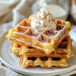 Cinnamon Sugar Churro Waffles Irresistible Recipe