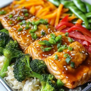 Sheet Pan Teriyaki Salmon and Veggies Tasty Dinner