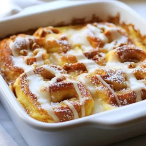 Cinnamon Roll French Toast Casserole Cozy and Delicious