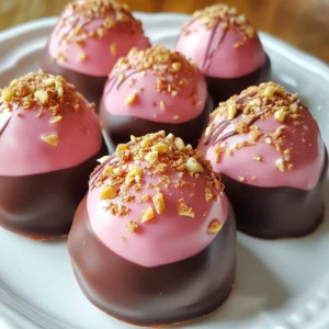 Chocolate Covered Strawberry Truffles Delightful Treat