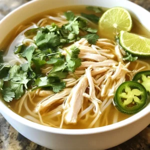 Instant Pot Chicken Pho Comforting and Flavorful Dish
