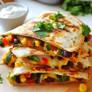 Loaded Veggie Quesadillas Flavorful and Easy Recipe
