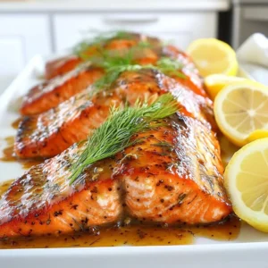 Honey Mustard Glazed Salmon Quick and Flavorful Dish