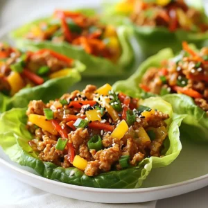 Spicy Korean Chicken Lettuce Cups Flavorful Twist