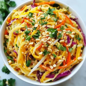 Thai Peanut Noodle Salad Flavorful and Fresh Delight